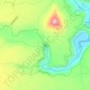 Mappa topografica Wailua Falls, altitudine, rilievo