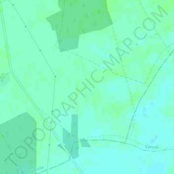 Mappa topografica Pico Canillas, altitudine, rilievo