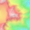 Mappa topografica Monte Vioz, altitudine, rilievo