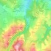 Mappa topografica Les Basses Boules, altitudine, rilievo