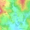 Mappa topografica Schönau, altitudine, rilievo