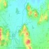 Mappa topografica Castell d'Empordà, altitudine, rilievo