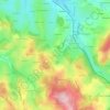 Mappa topografica Vervas, altitudine, rilievo