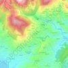Mappa topografica Stellio, altitudine, rilievo