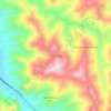 Mappa topografica Totorillas, altitudine, rilievo