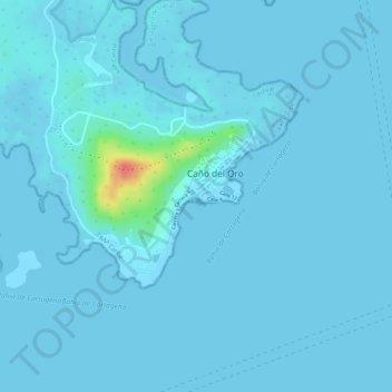 Mappa topografica Cano de Loro, altitudine, rilievo