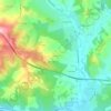 Mappa topografica Le Mas, altitudine, rilievo