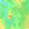 Mappa topografica Les Chaumettes, altitudine, rilievo