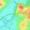 Mappa topografica In der Hunsbach, altitudine, rilievo