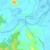 Mappa topografica Masi, altitudine, rilievo