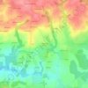 Mappa topografica La Villeneuve Zinsec, altitudine, rilievo