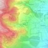 Mappa topografica Roth, altitudine, rilievo