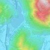 Mappa topografica Interneppo, altitudine, rilievo
