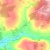 Mappa topografica Coon, altitudine, rilievo