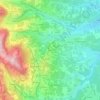 Mappa topografica Ruissel, altitudine, rilievo