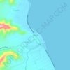 Mappa topografica Mana, altitudine, rilievo