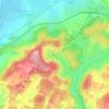 Mappa topografica Miserey, altitudine, rilievo