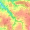 Mappa topografica Cosquer Pinard, altitudine, rilievo