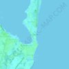 Mappa topografica Sitio Costa Brava, altitudine, rilievo