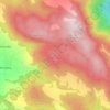 Mappa topografica Monte Cesa, altitudine, rilievo