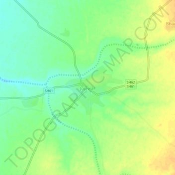 Mappa topografica Jojawar, altitudine, rilievo