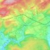 Mappa topografica Rhena, altitudine, rilievo