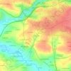 Mappa topografica Le Bas Fougeray, altitudine, rilievo