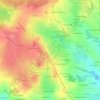 Mappa topografica La Muserie, altitudine, rilievo