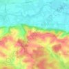 Mappa topografica Wippenhausen, altitudine, rilievo