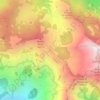 Mappa topografica Foce di Pianza, altitudine, rilievo