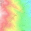 Mappa topografica Ancomarca, altitudine, rilievo