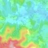 Mappa topografica Le Mourcy, altitudine, rilievo
