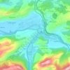 Mappa topografica Soto de Ribera, altitudine, rilievo