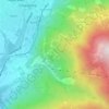 Mappa topografica Lottano, altitudine, rilievo