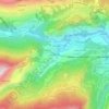 Mappa topografica Chez-les-Garin, altitudine, rilievo