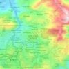 Mappa topografica Aurora Hill North Central, altitudine, rilievo