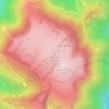 Mappa topografica Monte Petrano, altitudine, rilievo