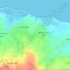 Mappa topografica Village d'Austhot, altitudine, rilievo