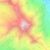 Mappa topografica Punta Tersiva, altitudine, rilievo