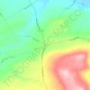 Mappa topografica Glen, altitudine, rilievo