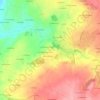 Mappa topografica La Croix au Bal, altitudine, rilievo
