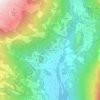 Mappa topografica Ponto Valentino, altitudine, rilievo