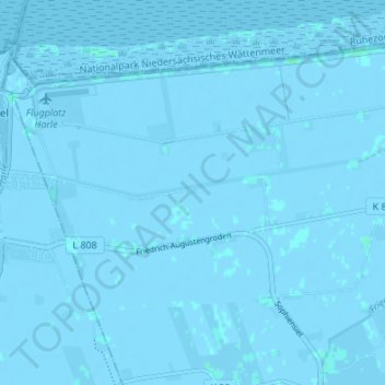 Mappa topografica Schneiderei, altitudine, rilievo