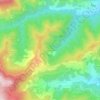 Mappa topografica Poggio Bottaro, altitudine, rilievo