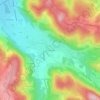 Mappa topografica Blanchefeigne, altitudine, rilievo