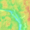 Mappa topografica Порожек, altitudine, rilievo