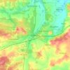 Mappa topografica Ollerton, altitudine, rilievo