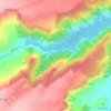 Mappa topografica Fardes, altitudine, rilievo