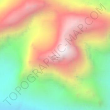 Mappa topografica Tuvilissuaq, altitudine, rilievo