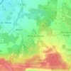 Mappa topografica Jehserig, altitudine, rilievo